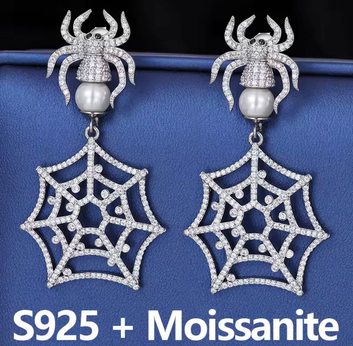 Spider Drop Earrings