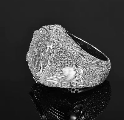 Custom Iced Out Letter Ring