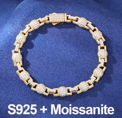 Iced Out Ball Bead Chain/Bracelet