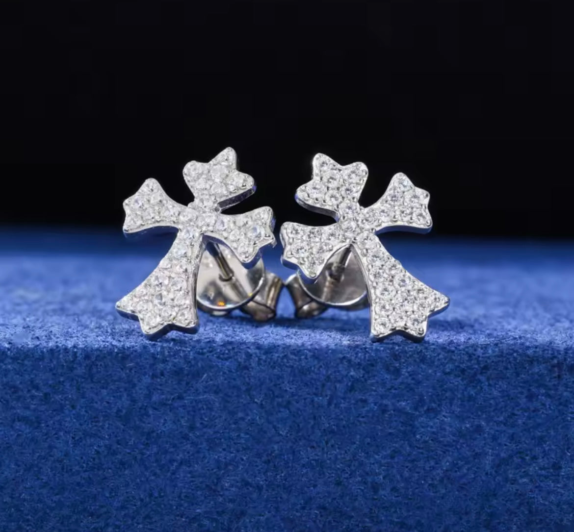 Cross Stud Earrings