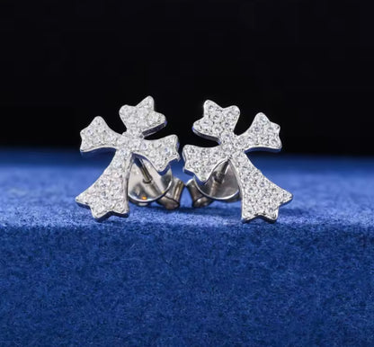 Cross Stud Earrings