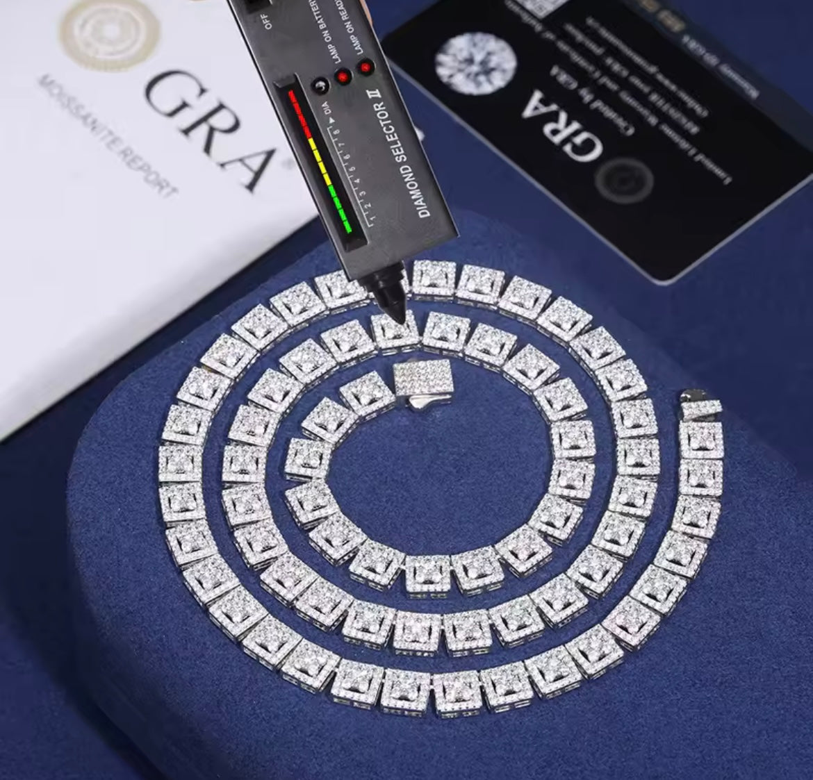 8MM Square Link Chain/Bracelet