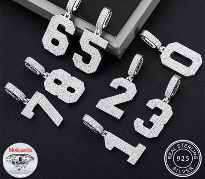 Lucky Number 0-9 Pendant