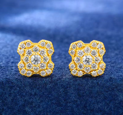 Elegant Geometry Stud Earrings
