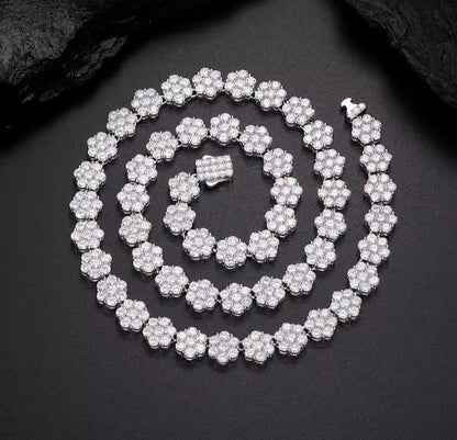 Flower Tennis Chain/Bracelet