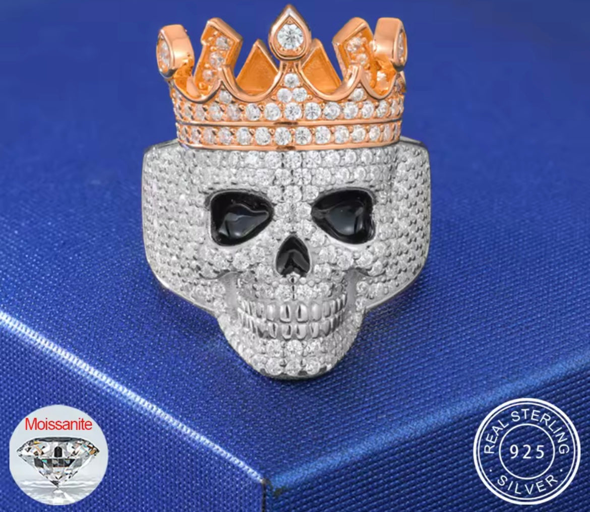 Crown Skull Ring