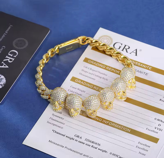 Skull Cuban Chain/Bracelet