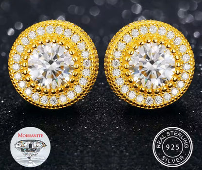 Luxury Circle Stud Earrings