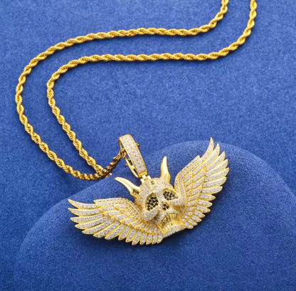 Skull Wing Pendant