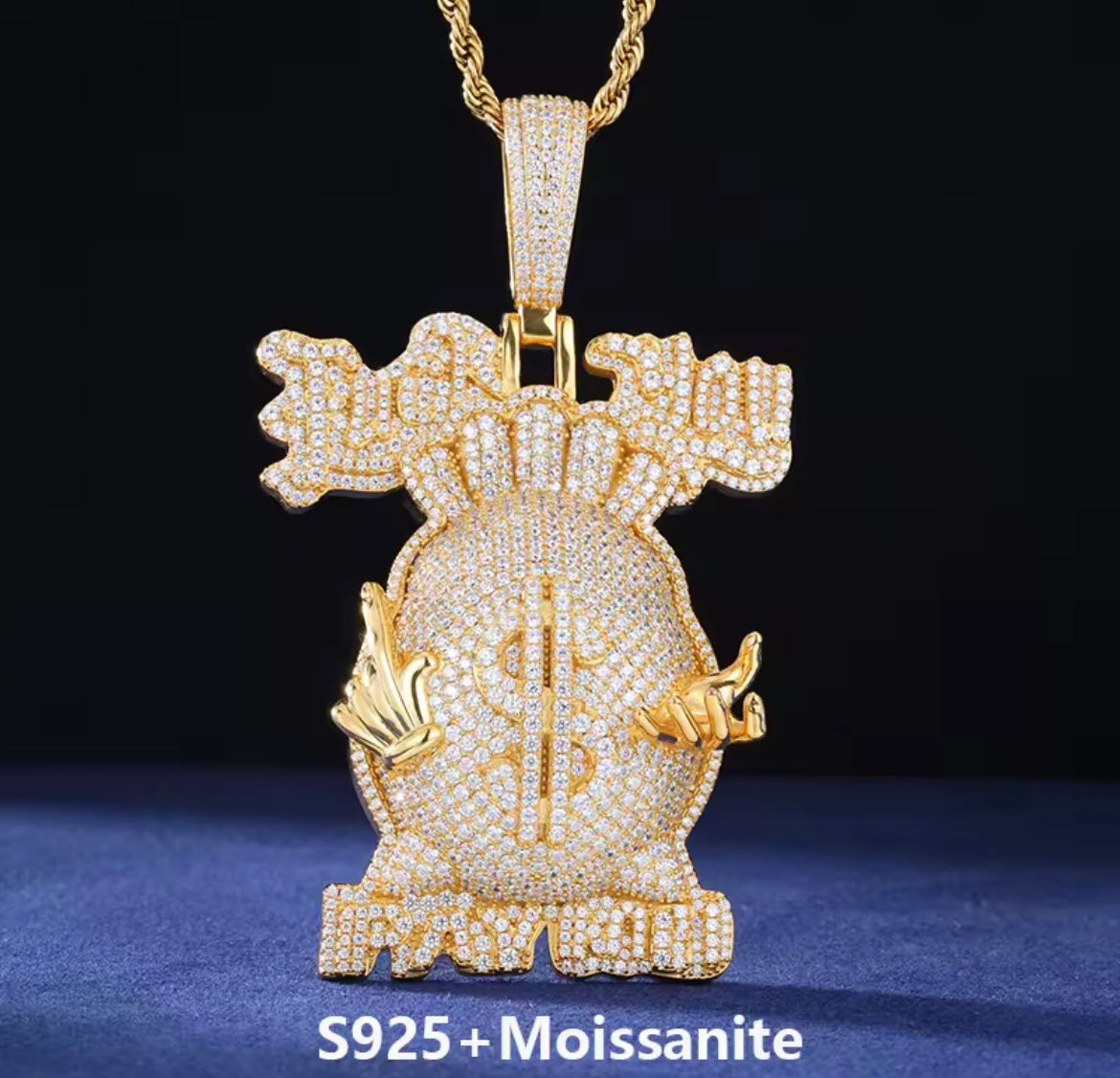 Money Bag F You Pay Me Pendant