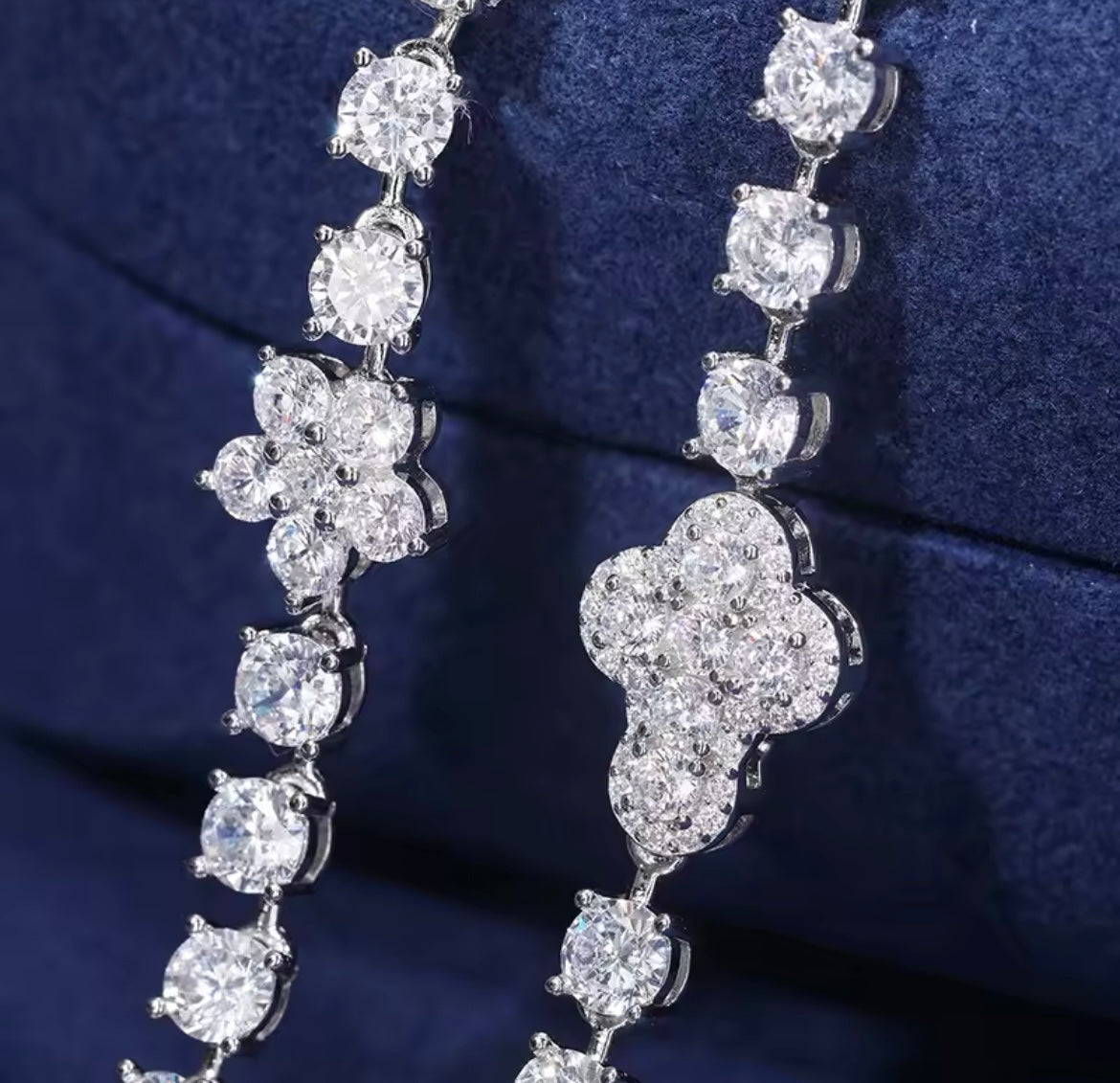 Cross Flower Design Chain