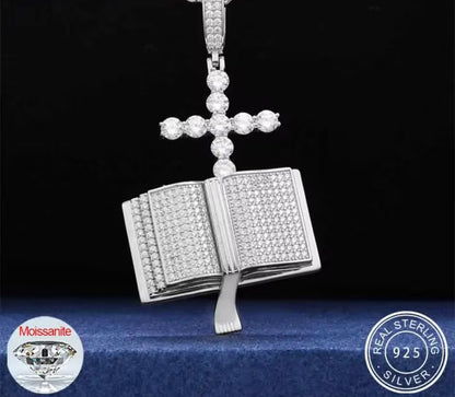 Cross Bible Prayer Pendant