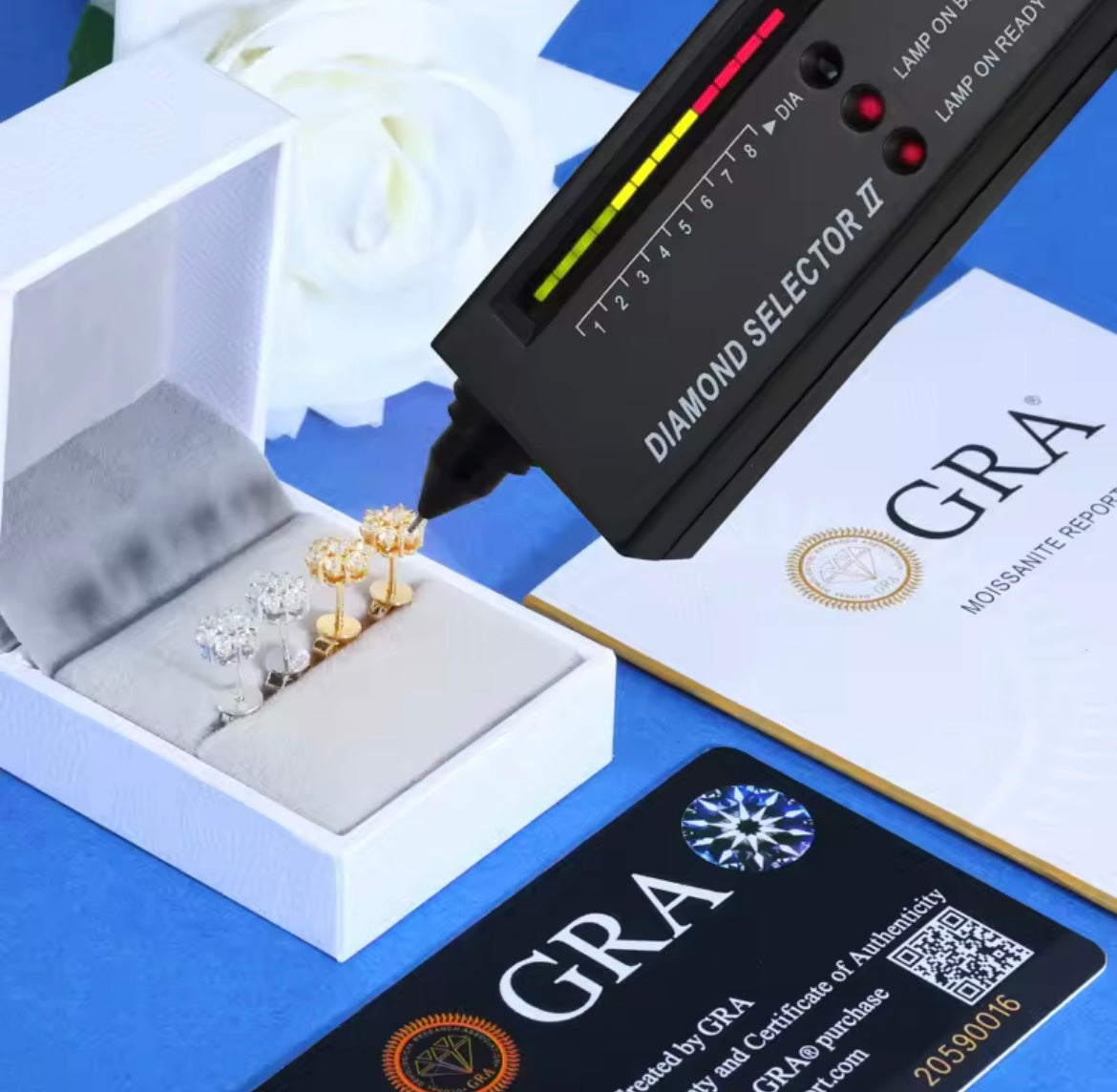 Snow Flower Stud Earrings