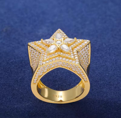 Star Ring Pear Cut Ring