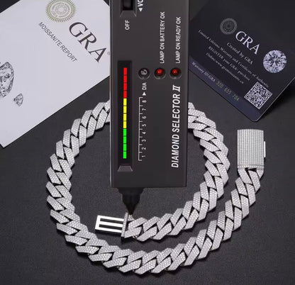 16/20/27MM Silver Cuban Chain/Bracelet