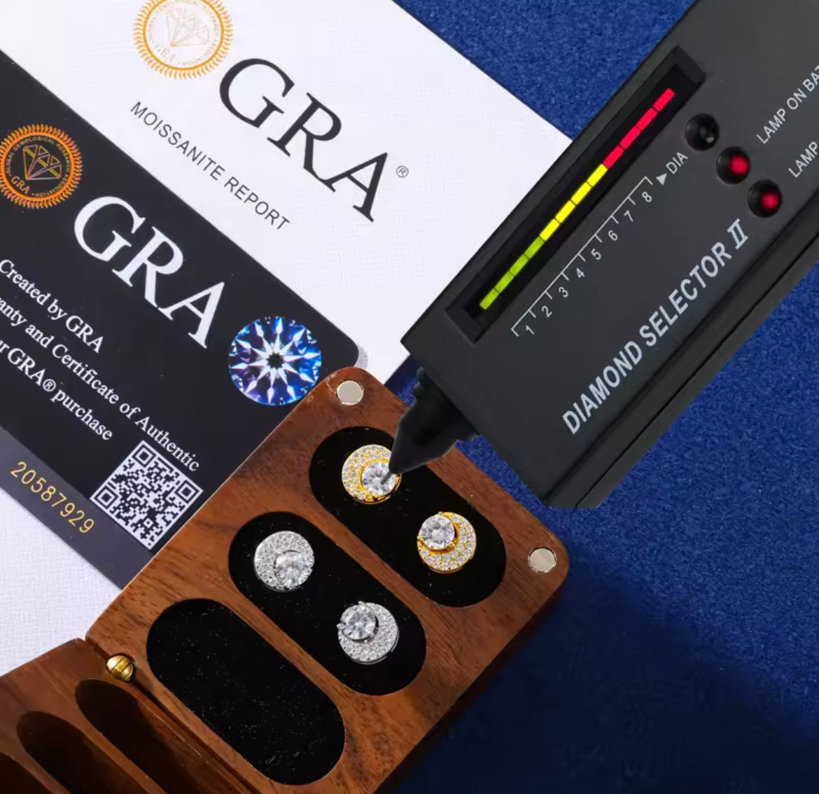 Star Moon Stud Earrings