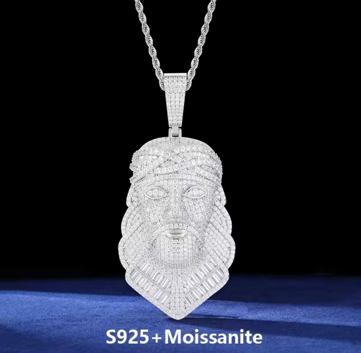 Religious Jesus Head Pendant