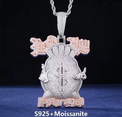 Money Bag F You Pay Me Pendant