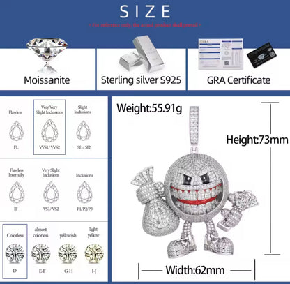 Money Bag Monster Pendant