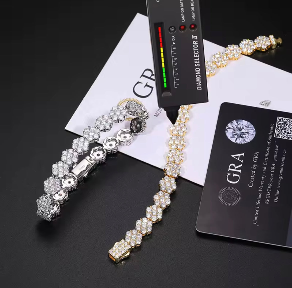 Flower Tennis Chain/Bracelet