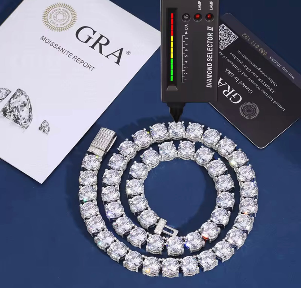 10MM Luxury Tennis Chain/Bracelet