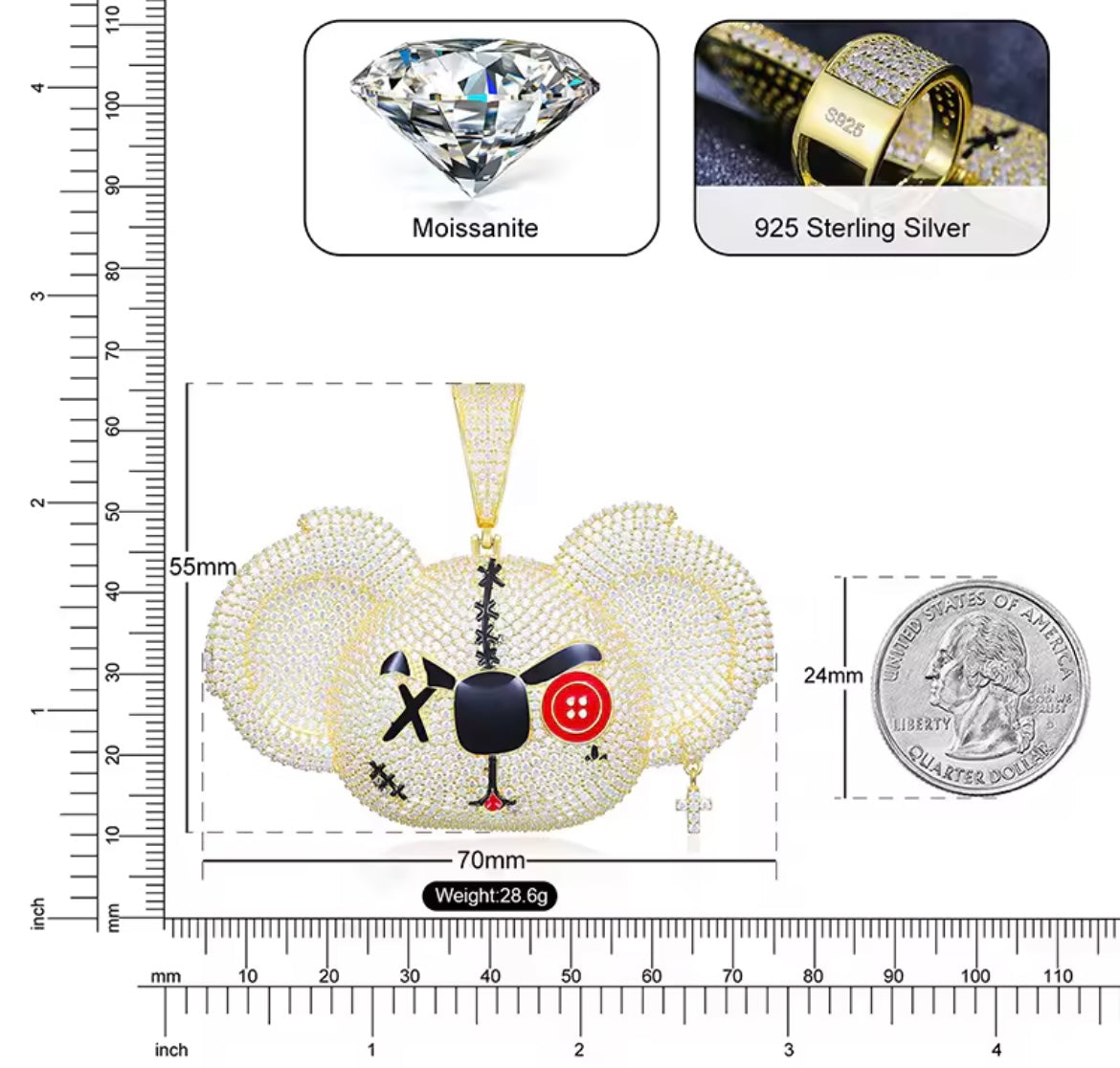 Cartoon Animal Pendant