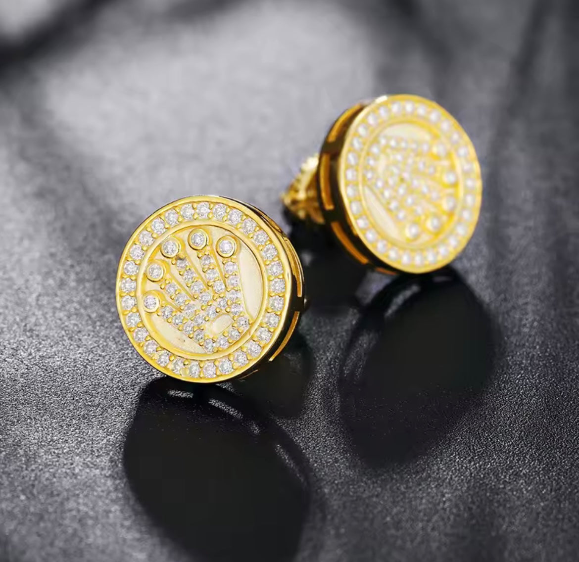 Crown Stud Earrings