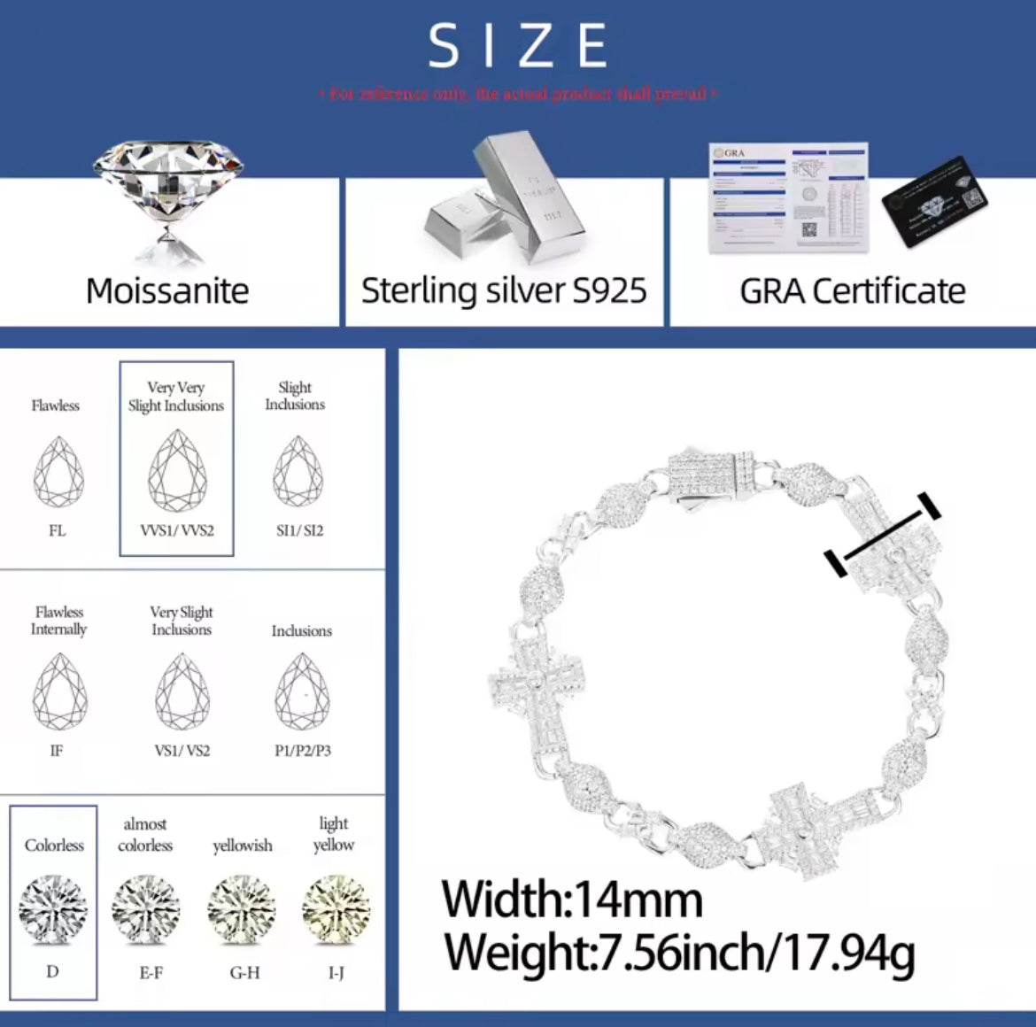 Ball Infinity Cross Bracelet