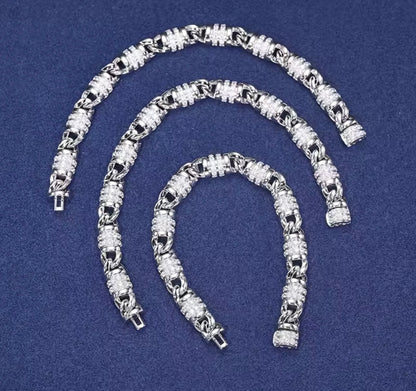 Iced Out Circled Chain