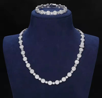 Round Tennis Chain/Bracelet