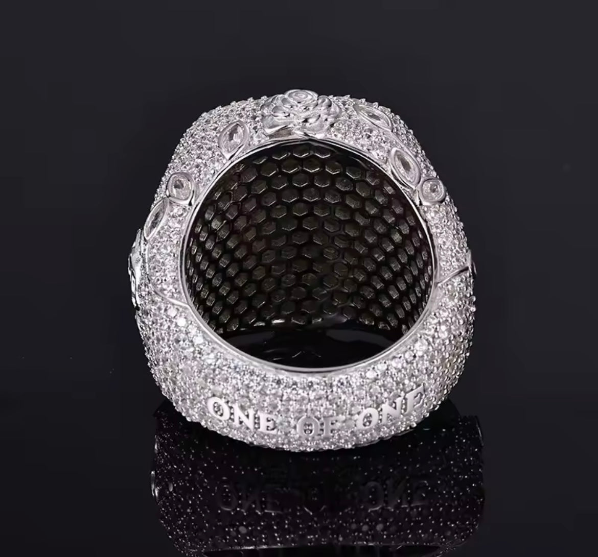 Custom Iced Out Letter Ring