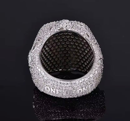 Custom Iced Out Letter Ring