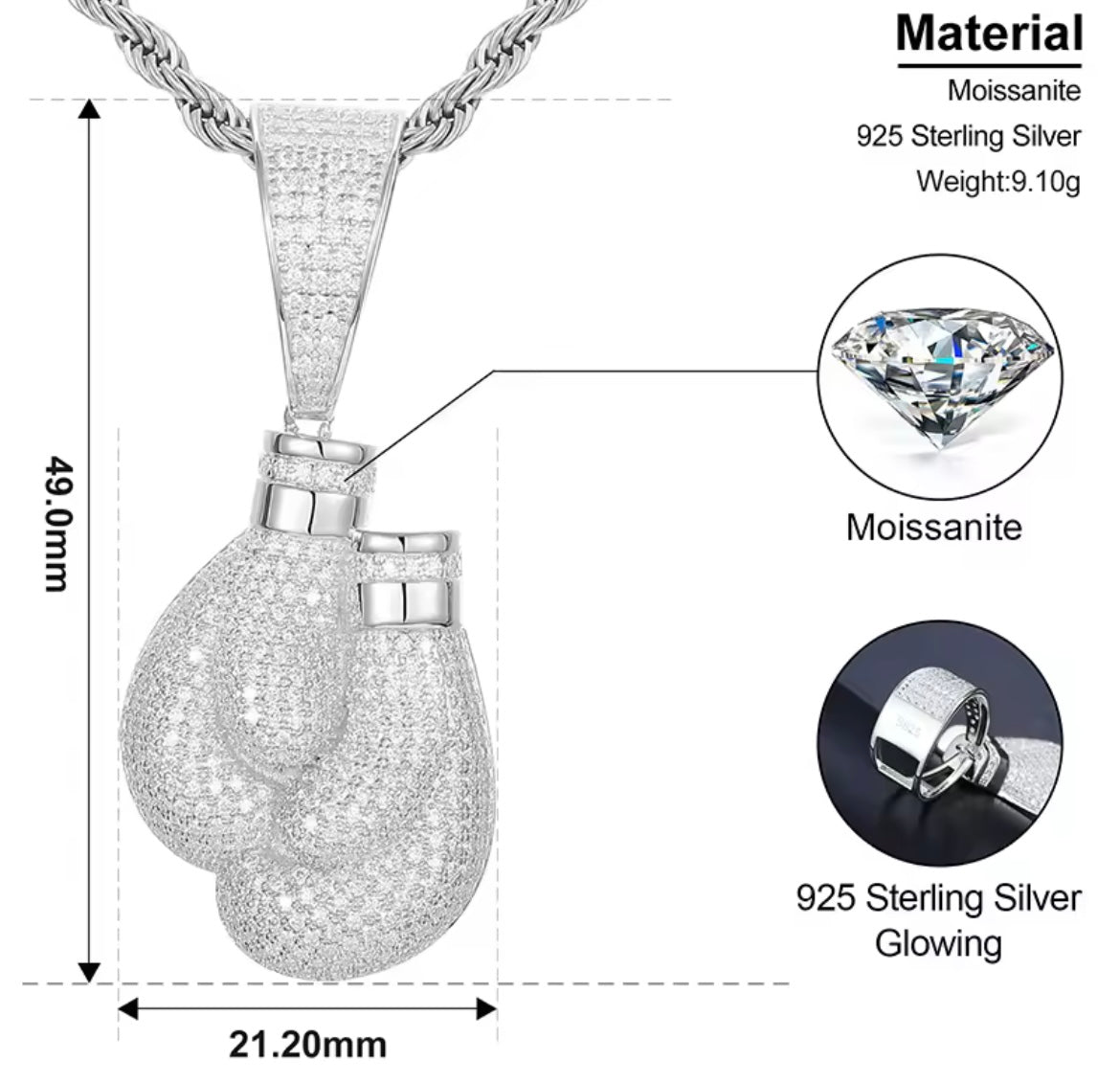 Boxing Gloves Pendant