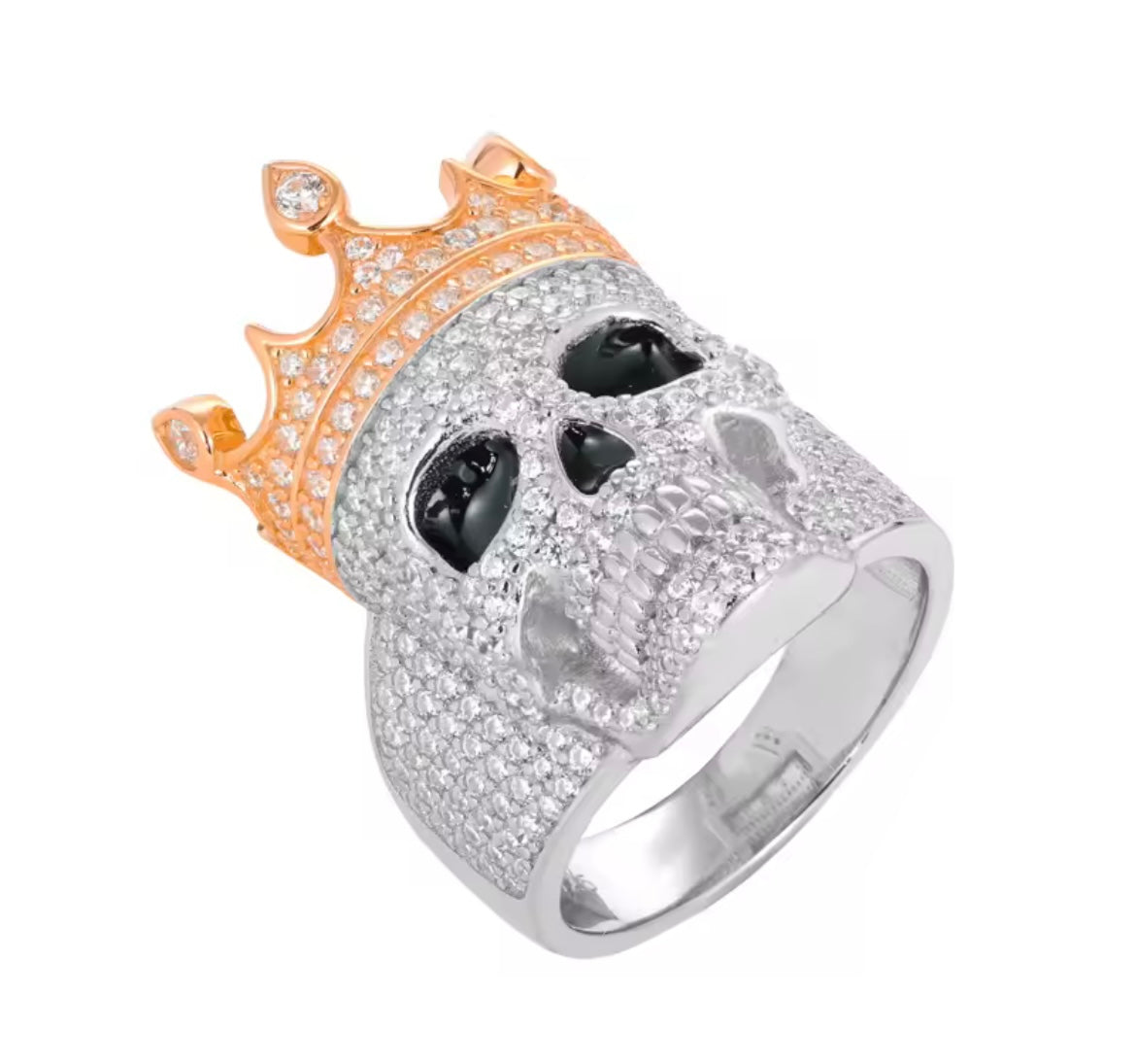 Crown Skull Ring