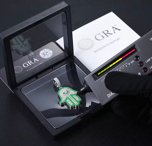 Glowing Hamsa Hand Pendant