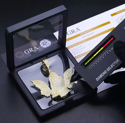 Wing Praying Hands Pendant