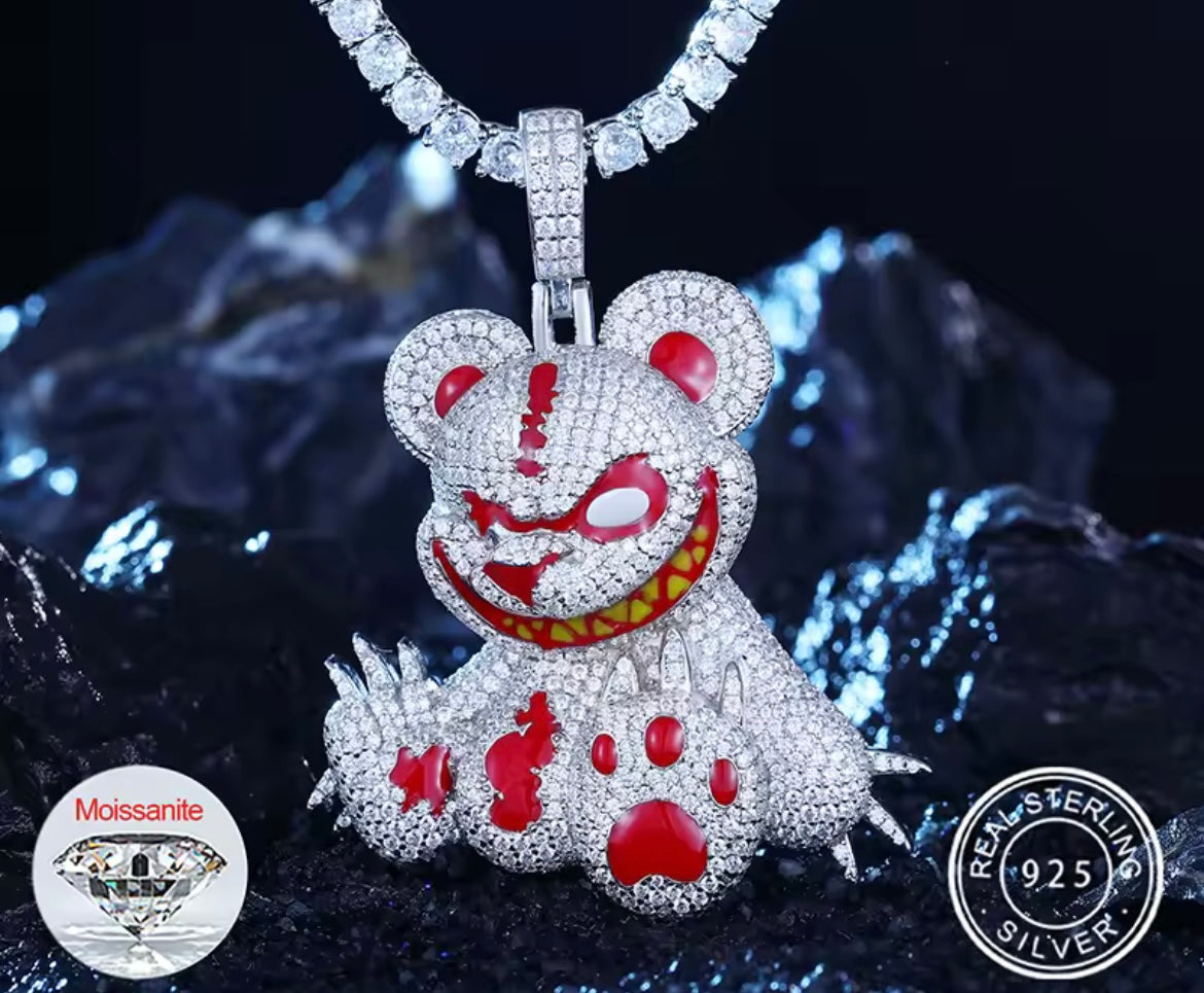 Evil Sitting Bear Pendant