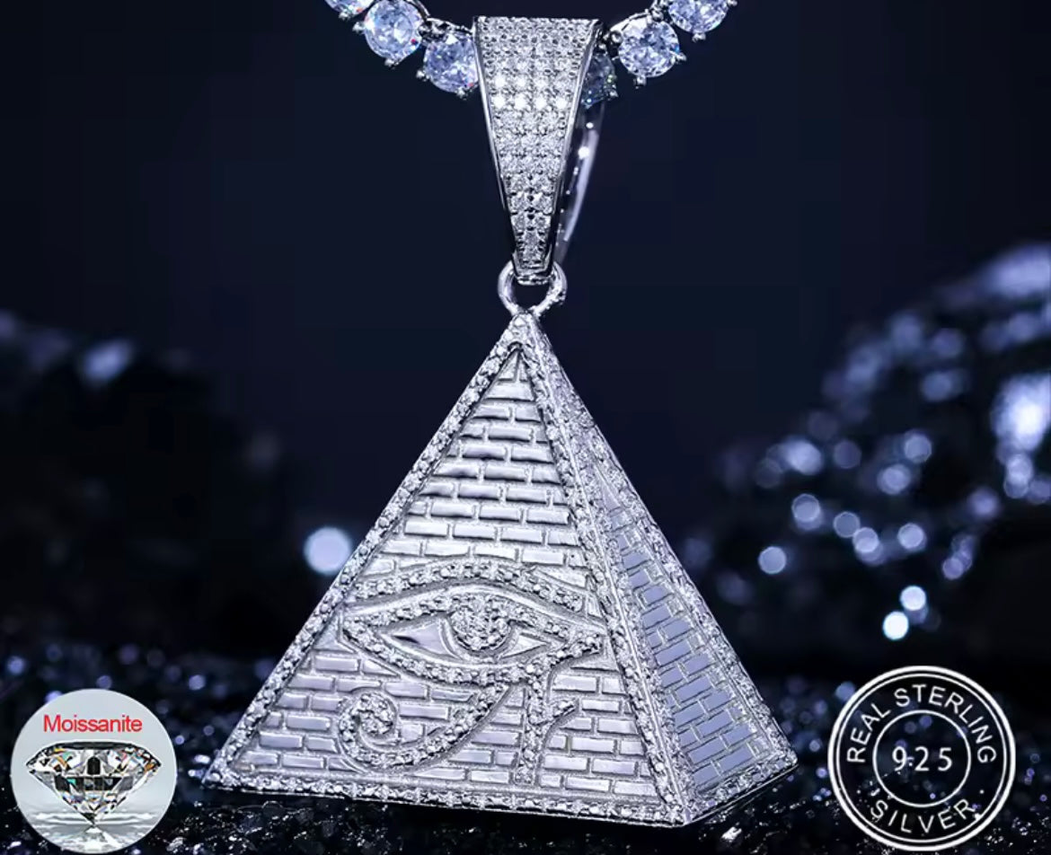 Egyptian Pyramid Eye Of Horus Pendant