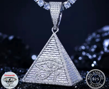 Egyptian Pyramid Eye Of Horus Pendant
