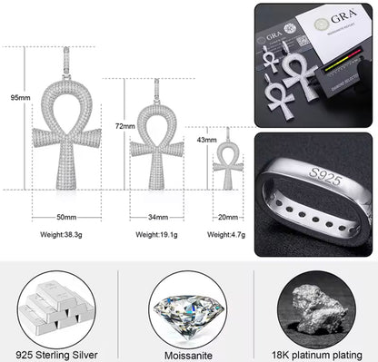 Multi Size Cross Pendant