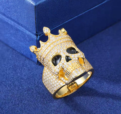Crown Skull Ring
