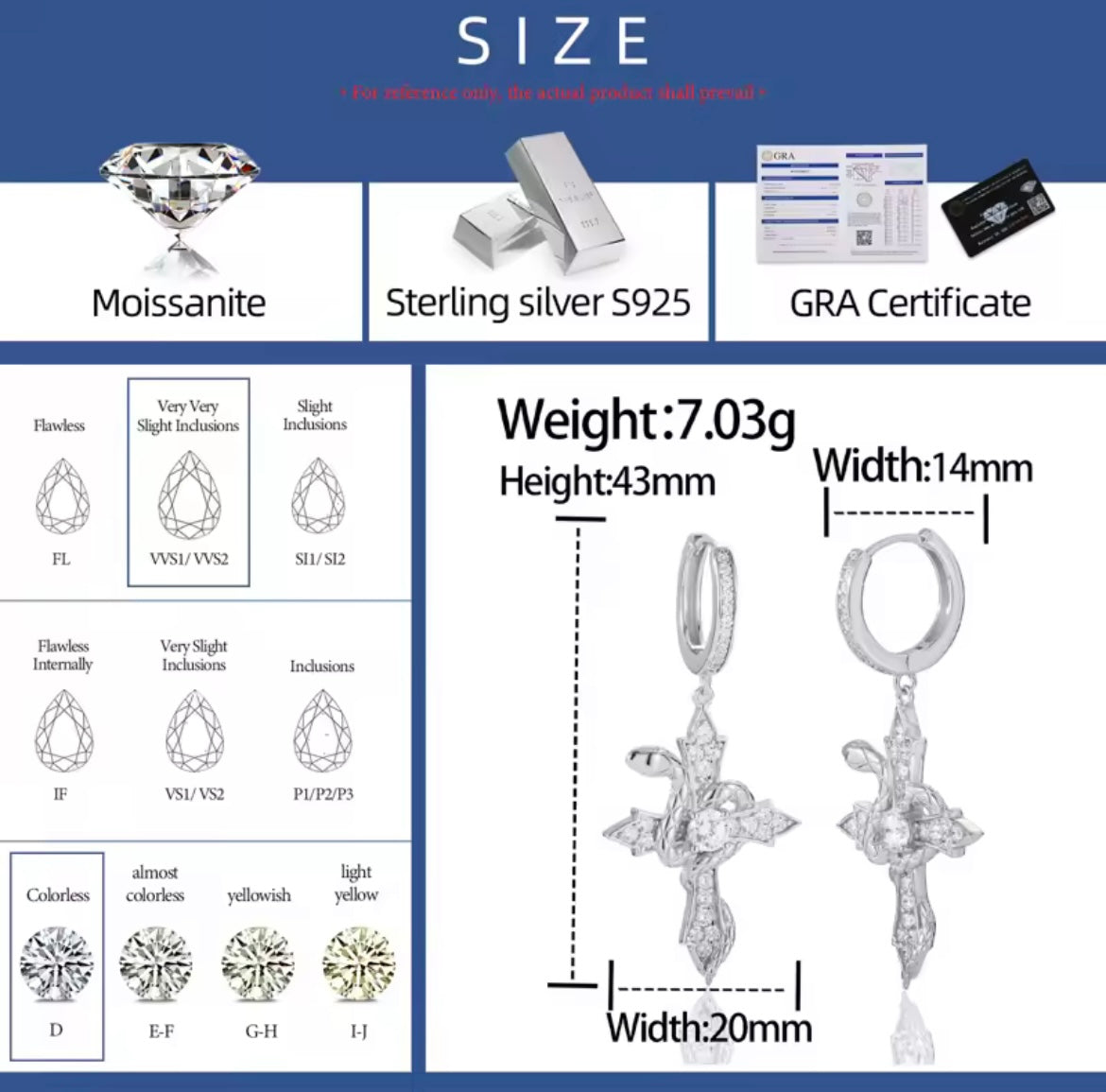 Arrow Cross Hoop Earrings