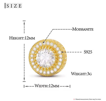 Luxury Circle Stud Earrings