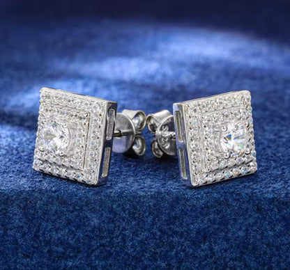 Classic Square Stud Earrings