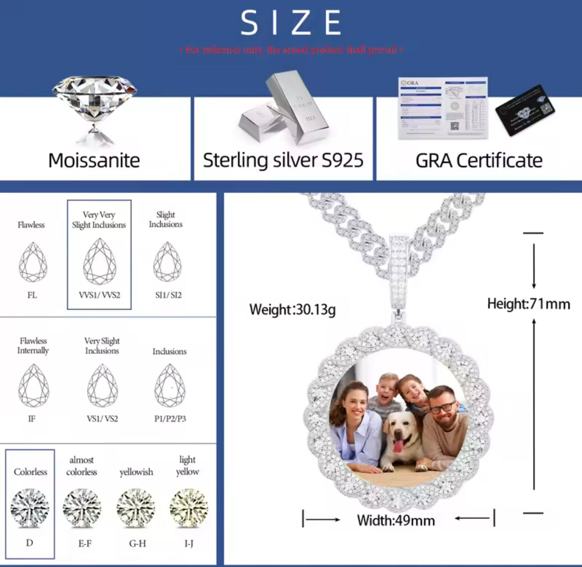 Customized Photo Pendant