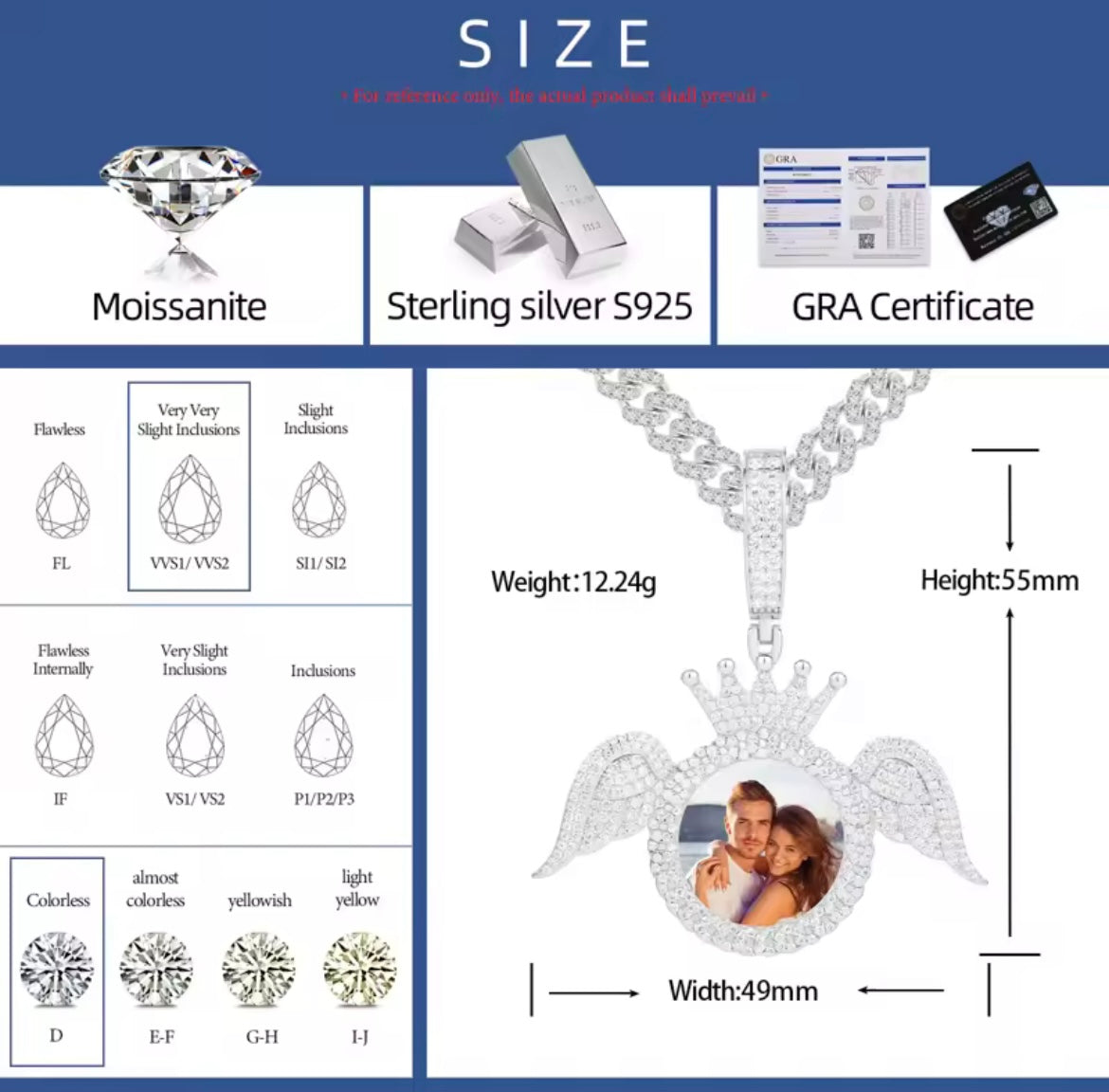 Custom Photo Memory Pendant