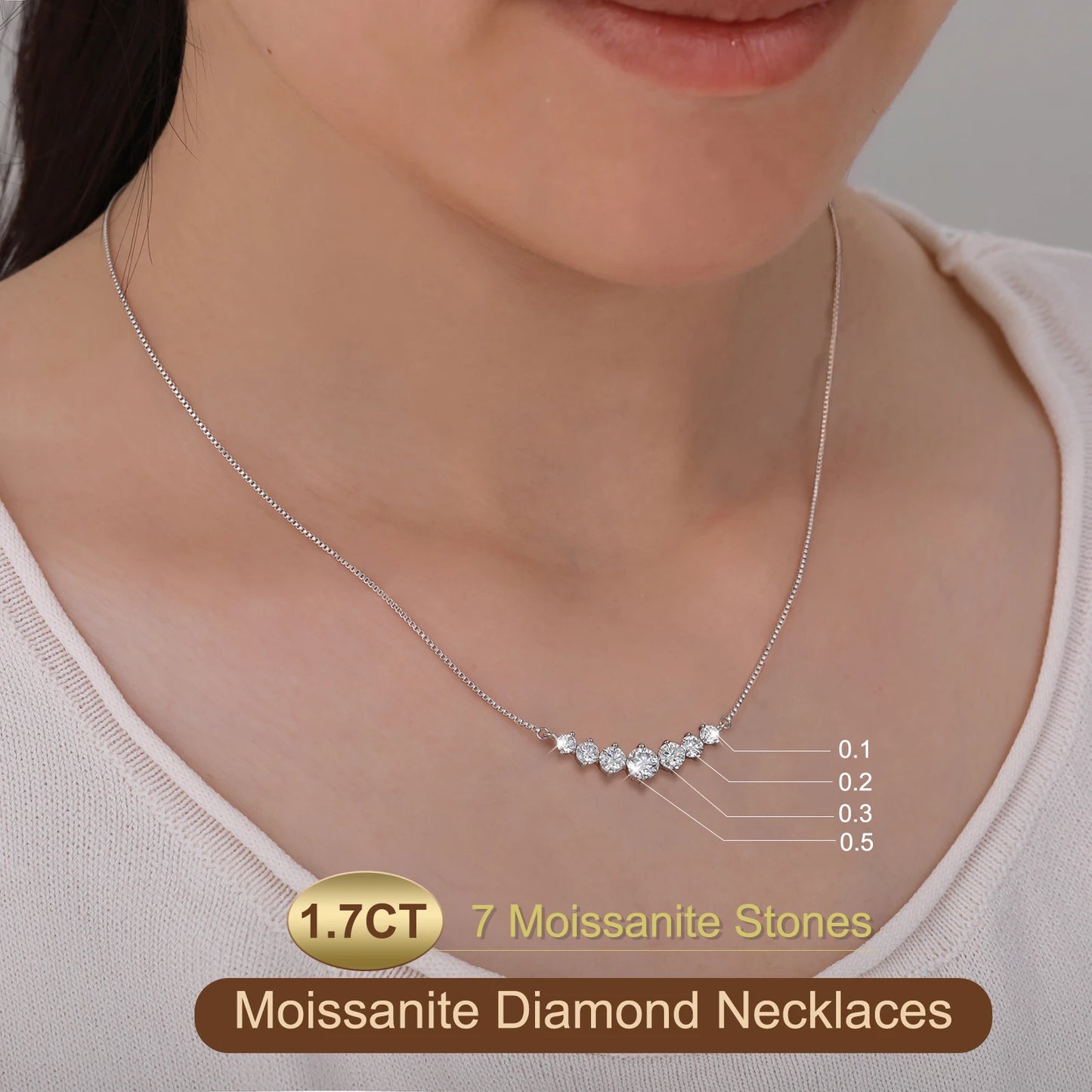VVS Moissanite Necklace