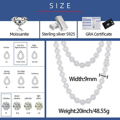 9MM Round Circle Chain/Bracelet