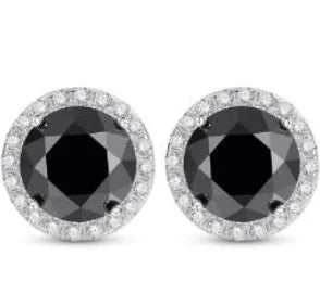 Double Circled Stud Earrings