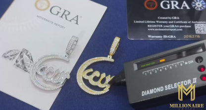 Silver Allah Pendant